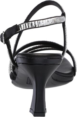 Naturalizer Women's Galaxy Sandal, Black Satin, 8.5 in Saudi Arabia