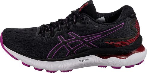 ASICS Gel Nimbus 24 Women's Shoes Running Athletic Training Sport Gym (Black/Orchid, us_Footwear_Size_System, Adult, Women, Numeric, Medium, Numeric_9) in Saudi Arabia
