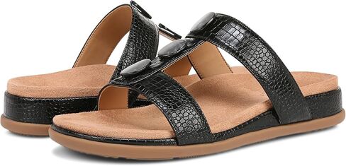 Vionic Serra Women's T-Strap Slip-on Supportive Sandal in Saudi Arabia