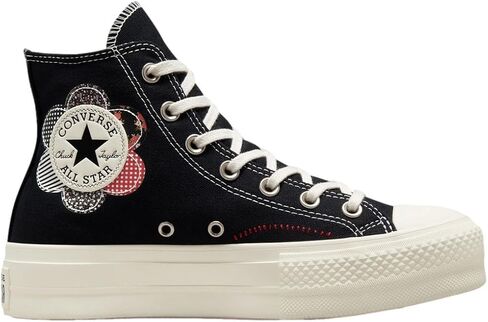 Converse Women's Chuck Taylor All Star Leopard Platform High Top Sneakers, Blackflower, 8.5 in Saudi Arabia