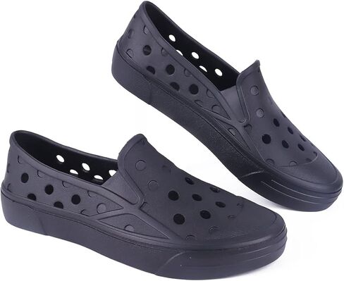 Clogs Black Women,Work Shoes,Women Slip Resistant Nurse Shoes,Slip On Slides Beach Shoes in Saudi Arabia