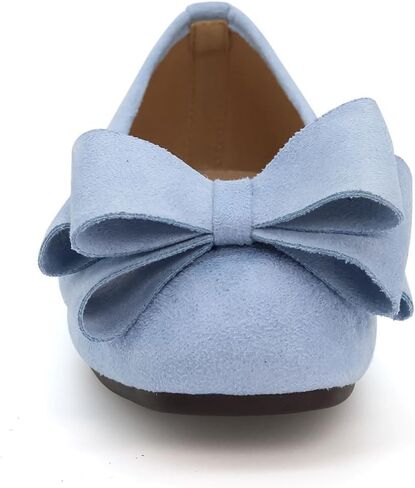 Bowknot Flats Shoes Women Comfortable Dressy Women's Flats Square Toe Casual Slip on Flats for Women in Saudi Arabia