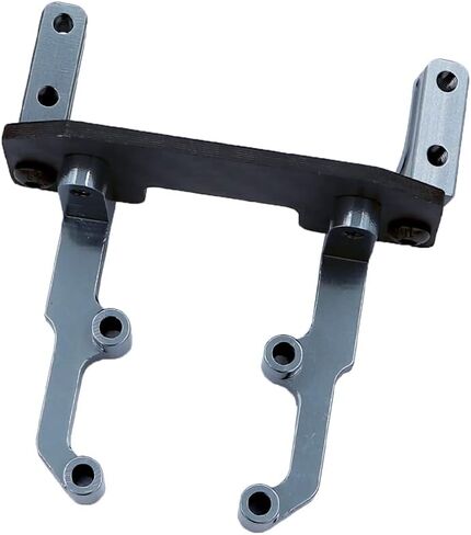Carbon Fiber Metal Servo Mount Stand with Steering Link for 1/10 RC Crawler Car Axial SCX10 II 90046 AR44 Axle Upgrade Parts (Black) in Kuwait