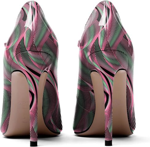 SAMMITOP Women's Pointed Toe Mary Jane Pumps High Heel Shoe with Ankle Strap in Saudi Arabia