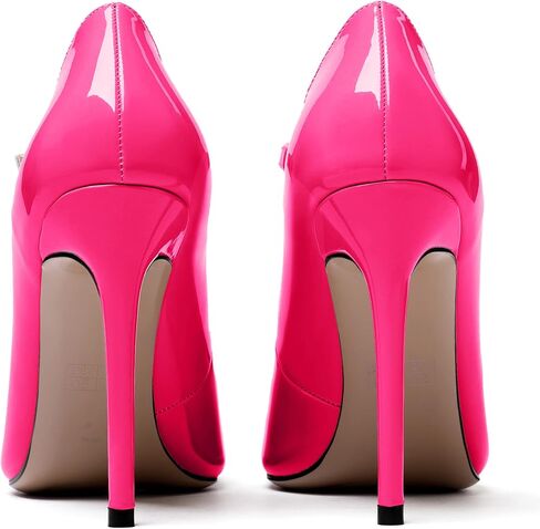 SAMMITOP Women's Pointed Toe Mary Jane Pumps High Heel Shoe with Ankle Strap in Saudi Arabia