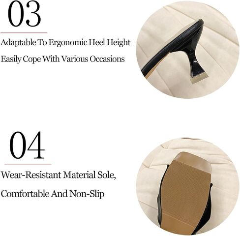 Women's Cross Strap Leather Kitten Heel Slip-On Sandals Fashion Square Open toe Low Heel Party Mule Sandals for Daily Outdoor Evening Dating in Saudi Arabia