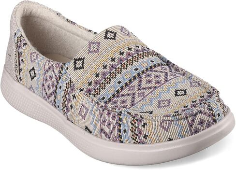 Skechers BOBS Women's 114373 Loafer, Natural Multi, 5.5 in Saudi Arabia