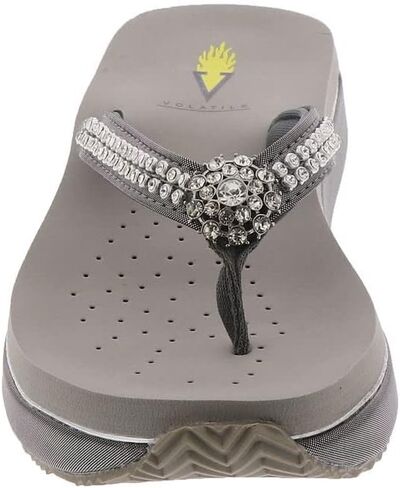 VOLATILE Women's Sol Slip-On Thong Wedge Sandal in Saudi Arabia