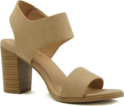 Soda Wait Womens Open Toe Chunky Block Heel Ankle Velcor Strap Shoes Dress Sandals in Saudi Arabia