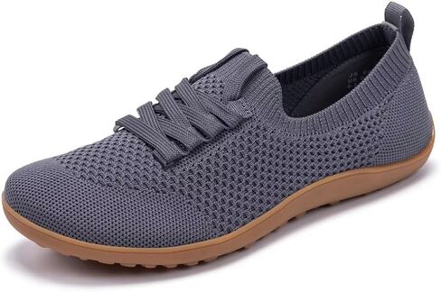 Frank Mully Womens Walking shoes Wide Toe Box Barefoot Shoes Knitted Fashion Sneaker with Arch Support in Saudi Arabia