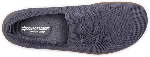 Frank Mully Womens Walking shoes Wide Toe Box Barefoot Shoes Knitted Fashion Sneaker with Arch Support in Saudi Arabia