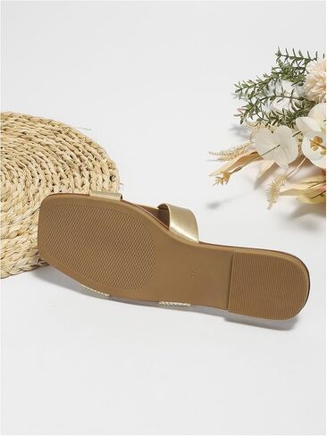 صنادل الشاطئ النسائية من GORGLITTER Twist Cross Colorblock ذات شريط مزدوج وأحذية شاطئ مربعة مفتوحة عند الأصابع in Kuwait