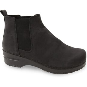 Sanita Hudson Oiled Leather Boots Professional Clogs for Women - Soft, Cushioned Insole, Shock Absorbing Outsole, Closed-Back, APMA-Approved