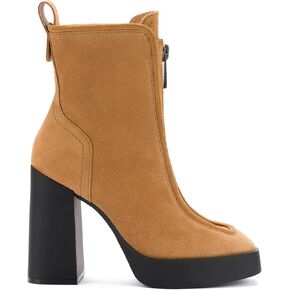 Larroudé Nicole Hi Boot In Toasted Suede