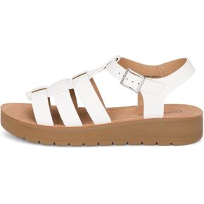 Chariot & Co Womens Sandals Comfortable Open Toe Fisherman Wedge | Gladiator Platform Heels Brag