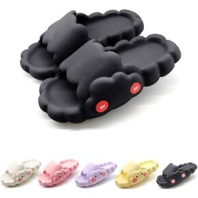 EVA Cloud Sandals and Slippers for Women and Men Indoor & Outdoor Thick Platform Summer Beach Non-Slip Quick Drying Shower Slides Bathroom Massage Friendly Casual Slippers