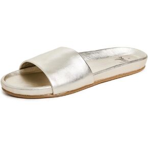 beek Women's Gallito Sandals, Platinum, Metallic, 11 Medium US