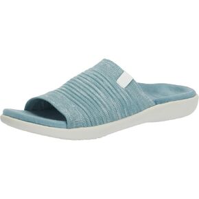 Spenco Women's Odessa Fauna Slide Sandal, Aquifer, 11
