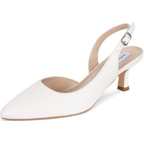 Women's Pumps, Slingback Kitten Heels Pointed Toe Suitable Wedding Party Match Dress Sexy Evening Shoes Heels