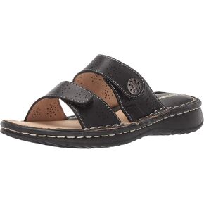 Ad Tec Sandals for Women, Comfortable Open Toe Flip Flops, Easy to Slip on Design, Leather with Rubber Sole, All Purpose & Any Occasion Footwear