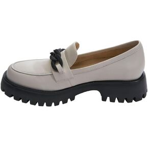 VANELi Womens Zefiro Lug Sole Loafers Casual - White