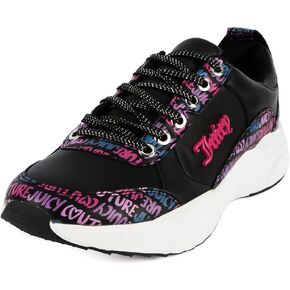 Juicy Couture Lace-Up Women's Fashion Sneakers - Casual Shoes for Tennis and Everyday Walking