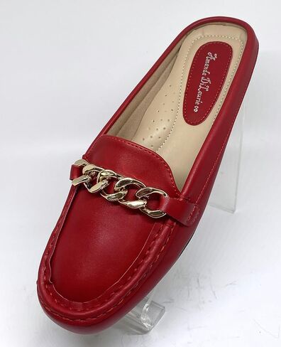 Mules for Women Flats Backless Comfortable Slip On Gold Chain/Emma in Saudi Arabia