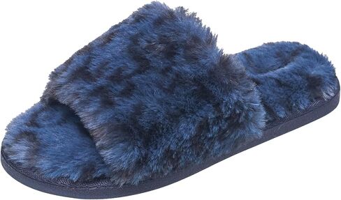 Nine West Womens Comfy Soft Memory Foam Fluffy House Slide Slippers in Saudi Arabia