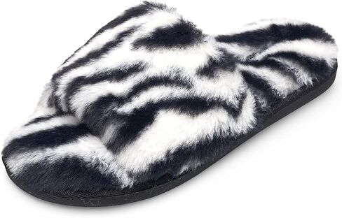 Nine West Womens Comfy Soft Memory Foam Fluffy House Slide Slippers in Saudi Arabia