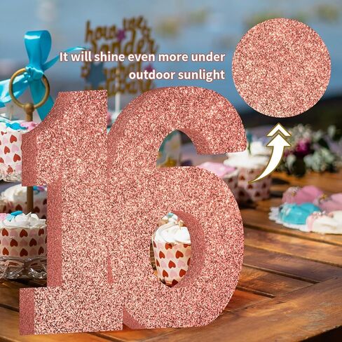 13th Birthday Decorations for Boys,13th Anniversary Decorations,Blue Gold Glitter 13th Birthday Party Centerpieces for Table Decorations,Number 13 Table Topper Decor in Kuwait