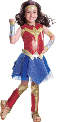 Wonder Woman Movie Child's Deluxe Costume, Small, Red in Saudi Arabia