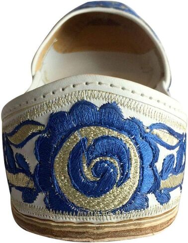Women Flat Ballerina Comfortable Punjabi Jutti Khussa Shoes Ethnic Loafers Pumps in Saudi Arabia