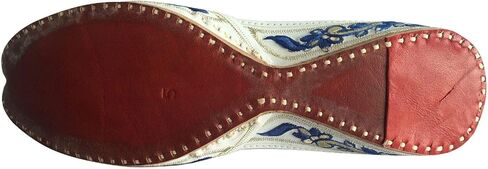 Women Flat Ballerina Comfortable Punjabi Jutti Khussa Shoes Ethnic Loafers Pumps in Saudi Arabia
