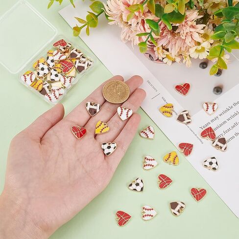 PH PandaHall Heart Pendart Charms in Kuwait