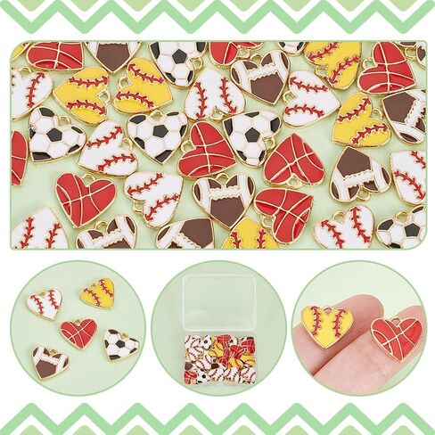 PH PandaHall Heart Pendart Charms in Kuwait