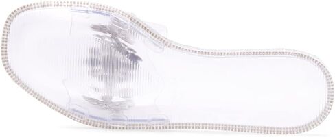 Herstyle Womens Anabell Jelly Slides Rhinestone Flat Sandals Slip On Beach Rain Shoes in Saudi Arabia