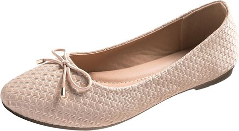 Alpine Swiss Claire Womens Ballet Flats Classic Round Toe Slip on Comfortable Flat Shoes in Kuwait