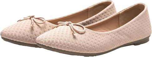 Alpine Swiss Claire Womens Ballet Flats Classic Round Toe Slip on Comfortable Flat Shoes in Kuwait