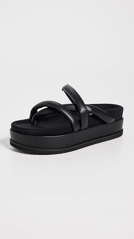 R0AM Women's Asymmetrical Stack Slides in Kuwait