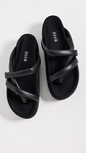 R0AM Women's Asymmetrical Stack Slides in Kuwait