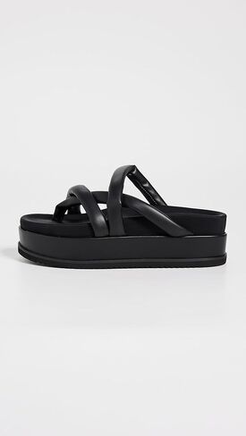 R0AM Women's Asymmetrical Stack Slides in Kuwait