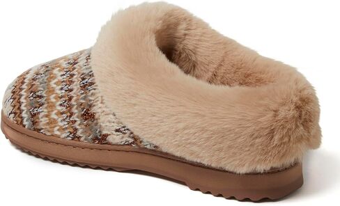 Dearfoams Women's Hannah Chenille Knit Clog Slipper in Saudi Arabia