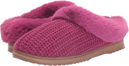 Dearfoams Women's Hannah Chenille Knit Clog Slipper in Kuwait