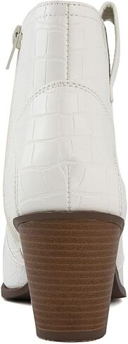 حذاء طويل للكاحل نسائي من Sugar راعية البقر الغربية Chucky بسحاب جانبي كلاسيكي بكعب ريفي للنساء - خفيف الوزن ومريح - (عرض متوسط ​​العرض) in Saudi Arabia