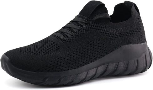 أحذية JABASIC النسائية الكاجوال سهلة الارتداء أحذية المشي المنسوجة المسامية خفيفة الوزن in Kuwait