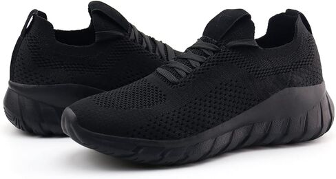 أحذية JABASIC النسائية الكاجوال سهلة الارتداء أحذية المشي المنسوجة المسامية خفيفة الوزن in Kuwait