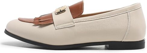 Loafers for Women Slip On Moccasins Shoes Tassel Flats No Heel with Chain in Saudi Arabia
