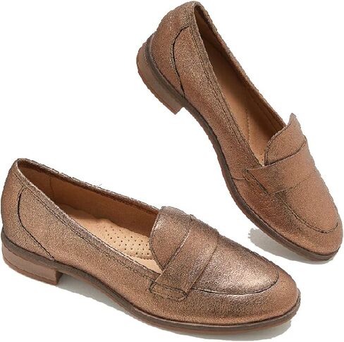 Clarks Women's Trish Willow Loafer, Metallic, 8.5 W in Saudi Arabia