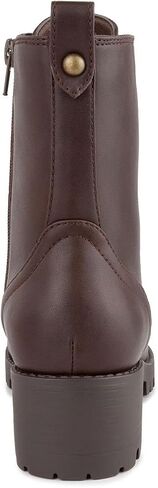 Sugar Women's Kacee Mid Calf Chunky Heel Lace Up Fashion Boots in Saudi Arabia