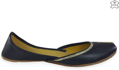 Women's Nappa Soft Genuine Leather Juttis | Bite and Pinch Free Jutis | Punjabi Jutti For Ladies | Casual Flat Stylish Mojari | Ethnic Flats For Girls | in Saudi Arabia